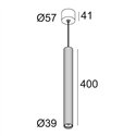Delta Light HEDRA 391 C Suspension lamp