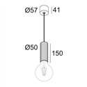 Delta Light HEDRA 451 C E27 Suspension lamp