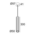 Delta Light HEDRA 452 C DIM8 Suspension lamp