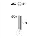 Delta Light HEDRA 452 C E27 Suspension lamp