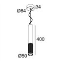 Delta Light PUNK 451 C DIM8 Suspension lamp