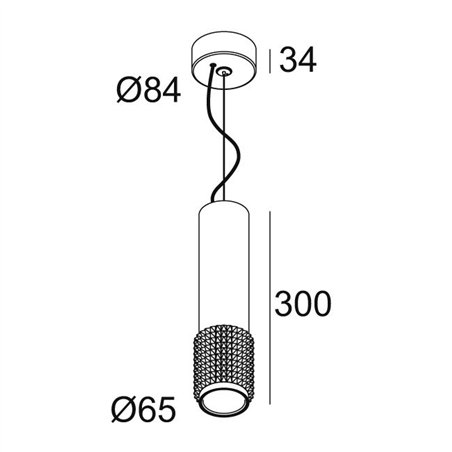 Delta Light PUNK 621 C DIM8 Suspension lamp