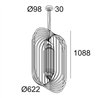 Delta Light SOIREE SC 6210 E27 OPAL Hängelampe
