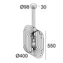 Delta Light SOIREE SC 4055 E27 Suspension lamp