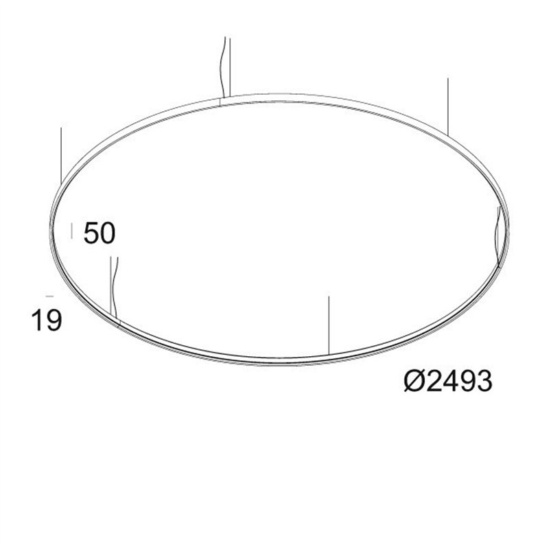 Delta Light SUPERLOOP HC 250 SBL Hängelampe