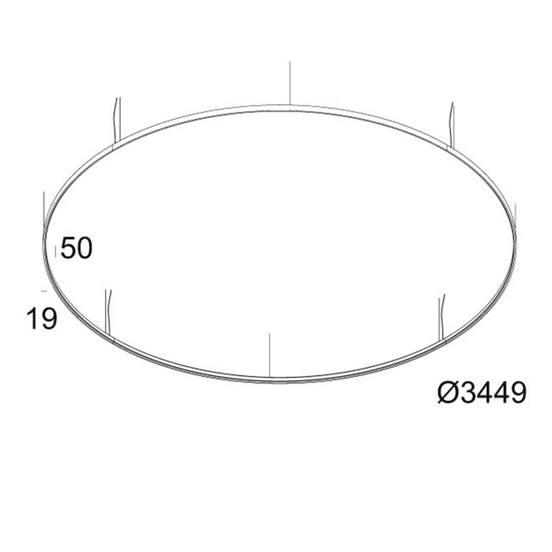 Delta Light SUPERLOOP HC 350 SBL Hängelampe