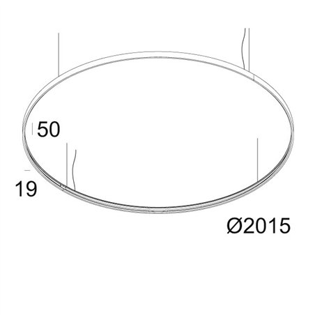 Delta Light SUPERLOOP HC 200 MDL Suspension lamp
