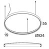 Delta Light SUPERLOOP PLUS HC 90 SBL Hängelampe
