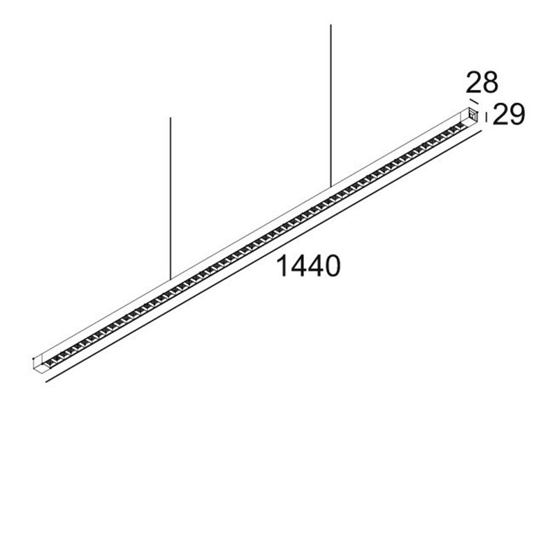 Delta Light INFORM SQ P144-5 DOWN-UP Hängelampe