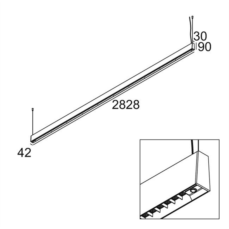 Delta Light CONFORM P28 PDS DOWN-UP Hängelampe