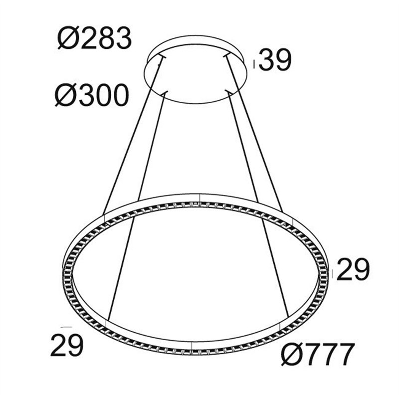 Delta Light INFORM R1+ CS DOWN-UP DIM5 Hängelampe
