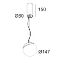Delta Light GIBBO DIM8 Suspension lamp