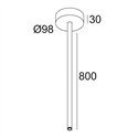 Delta Light MULTINOVA 55 ROD SUSPENSION 0,8m Suspension lamp