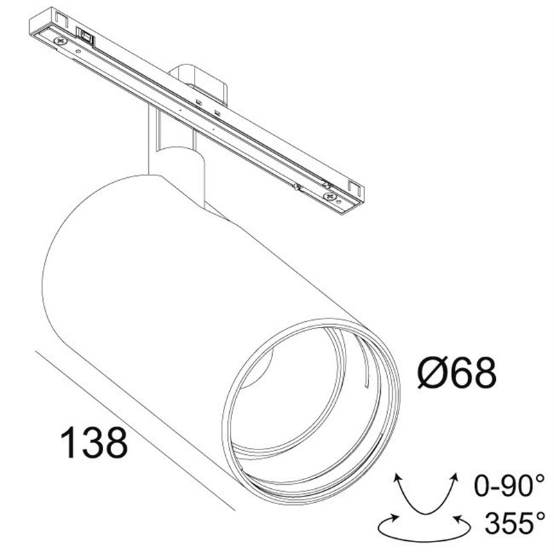 Delta Light SOLI - 66 MDL Schienenbeleuchtung