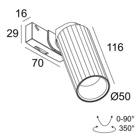 Delta Light SUPERLOOP-HEDRA MDL Suspension lamp