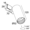 Delta Light SUPERLOOP-SPY 52 MDL Suspension lamp