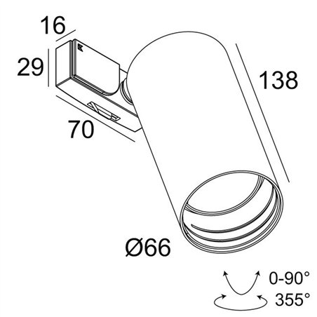 Delta Light SUPERLOOP-SPY 66 MDL Suspension lamp