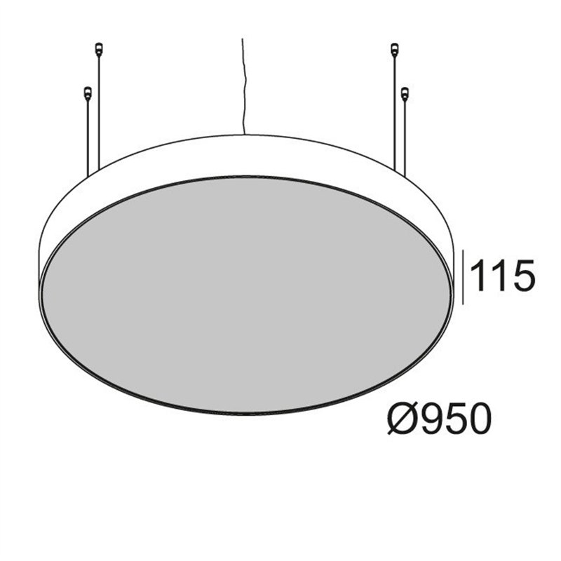 Delta Light SUPERNOVA LINE 95 DOWN-UP Hängelampe