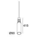 Delta Light MILES C4 PINK Suspension lamp
