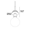 Delta Light TOUPE C E27 Suspension lamp