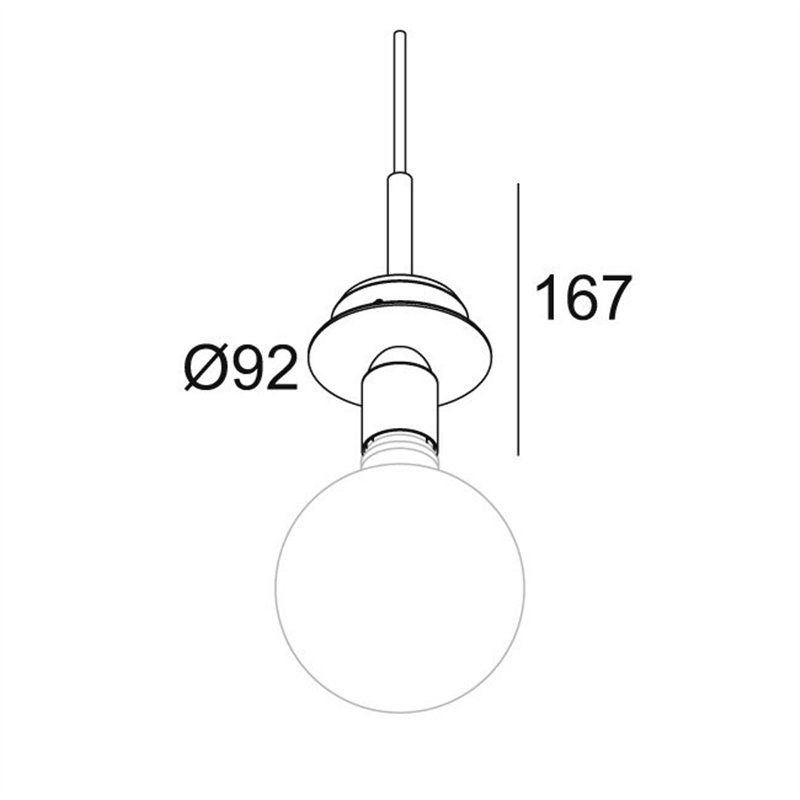 Delta Light TOUPE C E27 Hängelampe