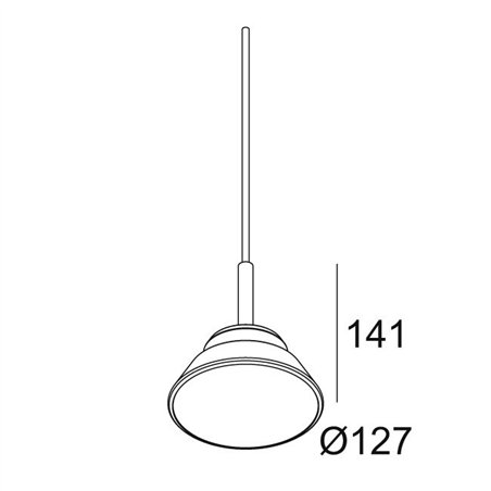 Delta Light TOUPE C AC Suspension lamp