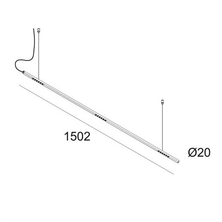 Delta Light LASS-OH! L150-3 Suspension lamp