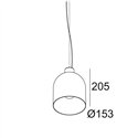 Delta Light MANTELLO L1520 E27 Suspension lamp