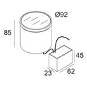 Delta Light LOGIC 90 R Recessed spot