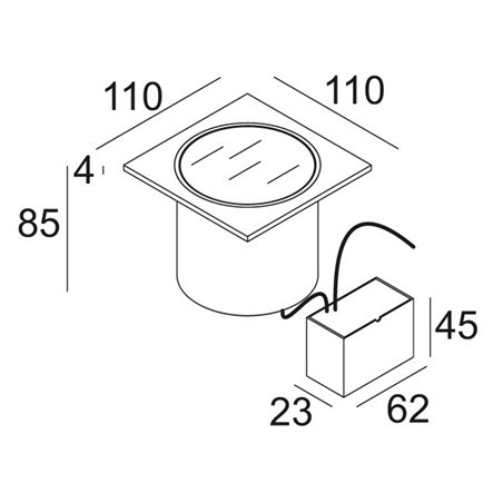Delta Light LOGIC 90 S Recessed spot