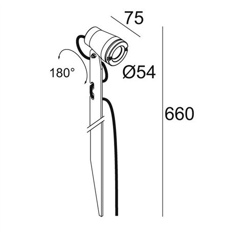 Delta Light KIX M PIN 24V Floor lamp