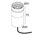 Delta Light LOGIC 40 R Recessed lamp