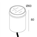 Delta Light LOGIC 60 R 24V Recessed lamp