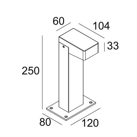 Delta Light TIMON 25 830 Floor lamp