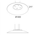 Delta Light ZOOVER 4CLIP 140 DIM5 Suspension lamp
