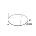 Delta Light SUPERLOOP SLIM IN 120 SBL Suspension lamp