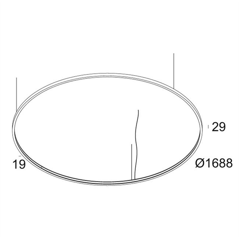 Delta Light SUPERLOOP SLIM IN 170 SBL Hängelampe
