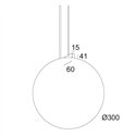 Delta Light OONO C E27 Suspension lamp
