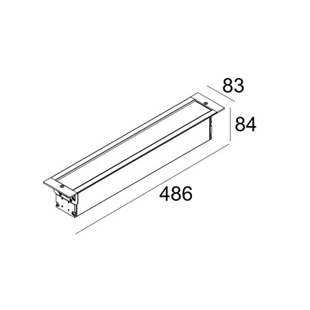Delta Light Logic Linear 440 Wallgrazer floor lamp