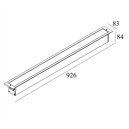 Delta Light Logic Linear 880 Wallgrazer floor lamp