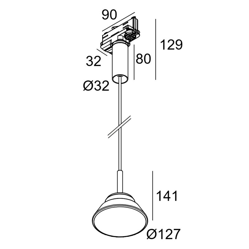 Delta Light TOUPE AC ADM Hängelampe
