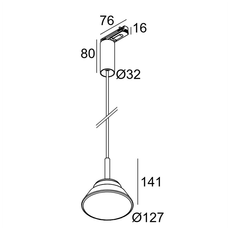 Delta Light TOUPE AC ADM1F Hängelampe