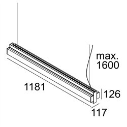 Delta Light One-And-Only P12 Down-Up suspension lamp