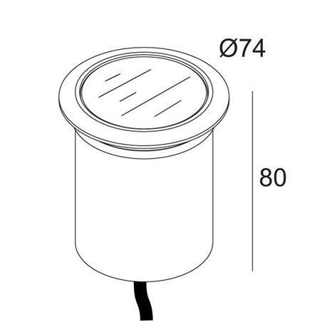 Delta Light LOGIC 60 R A 24V Recessed lamp
