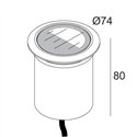 Delta Light LOGIC 60 R A MOON Recessed lamp