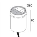 Delta Light LOGIC 60 R MOON 24V Recessed lamp