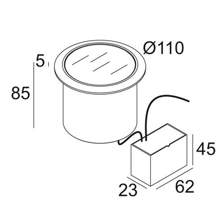 Delta Light LOGIC R A 24V Recessed lamp