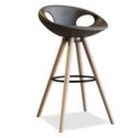Tonon UP stool 907.49 Colour X15 brown Wood finish  oak 3.011