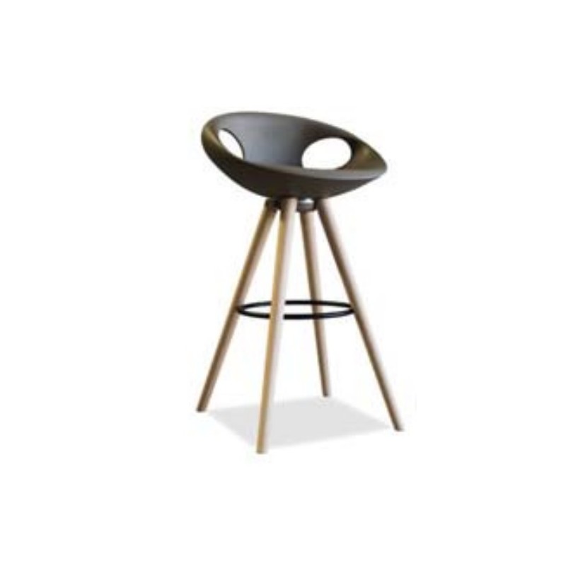 Tonon UP stool 907.49 Colour X15 brown Wood finish  oak 3.011