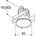 TAL CEDRUS QUANTUM LEAF recessed spot